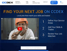 Tablet Screenshot of ccdex.com